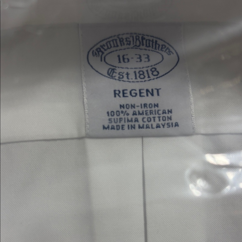 Brooks Brothers Classic White Dress Shirt - Picture 3 of 5